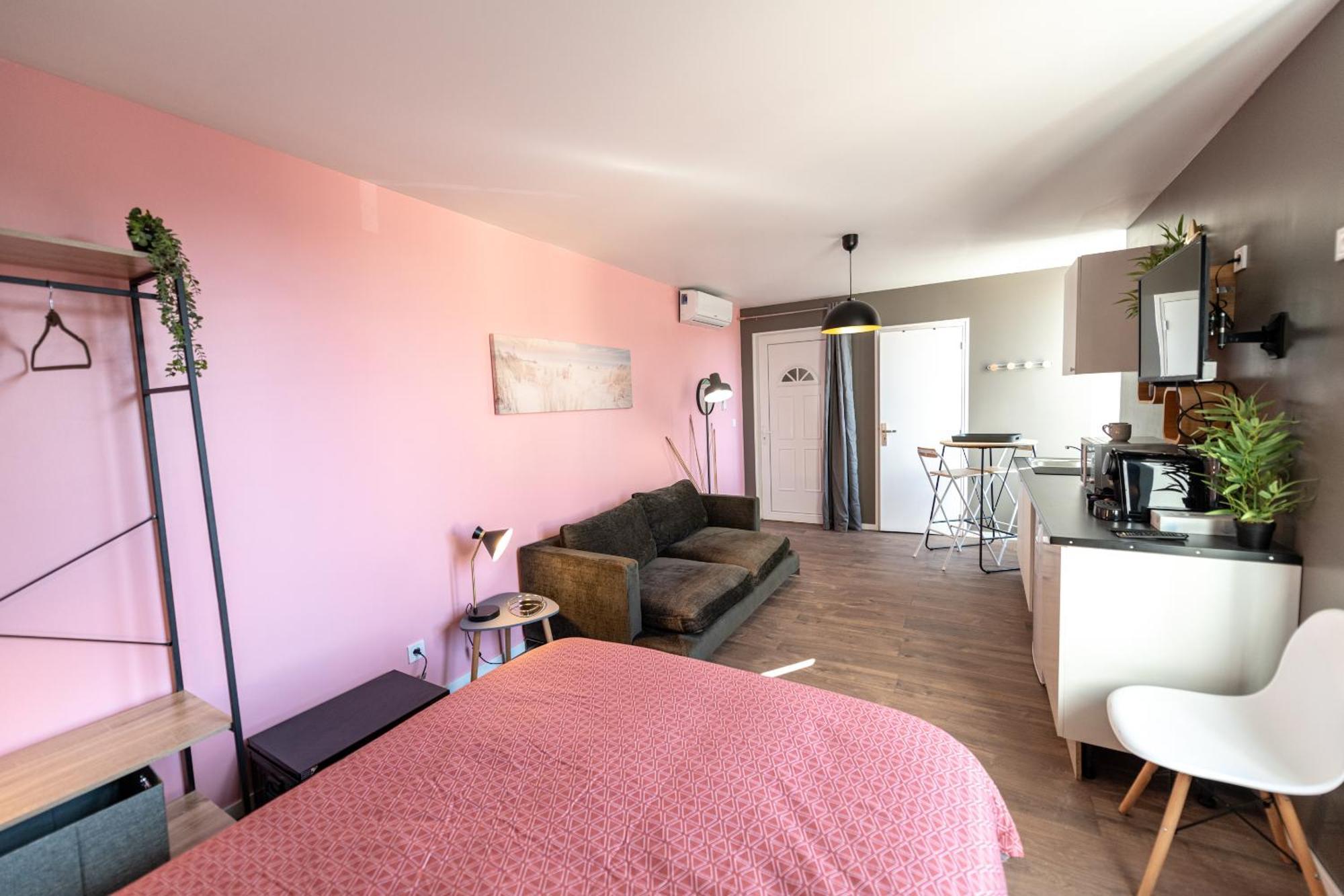 Apartamento Kasa Lounge - Climatisation - Au Calme Rive-de-Gier Exterior foto